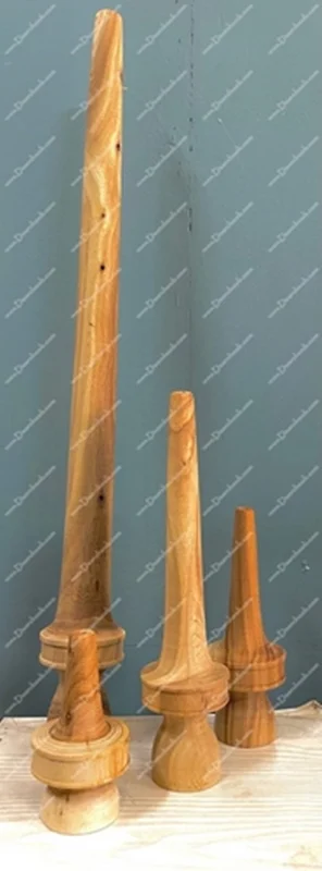 پایه چوبی دارچوب مدل شمشیری