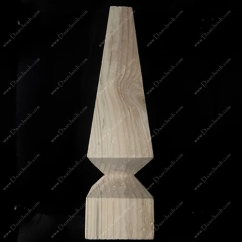 پایه چوبی دارچوب مدل الماسی 20 سانتی متر