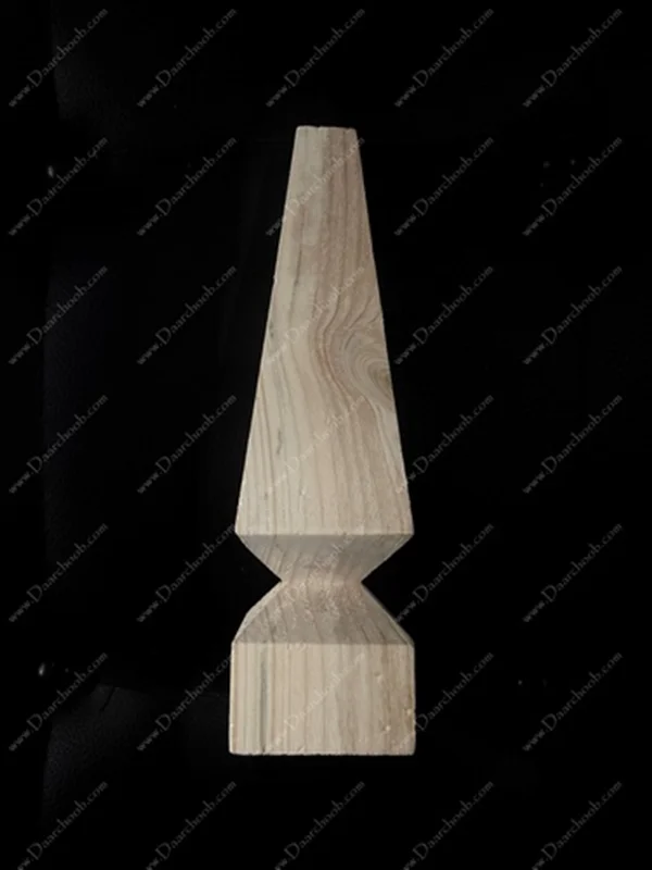 پایه چوبی دارچوب مدل الماسی 20 سانتی متر